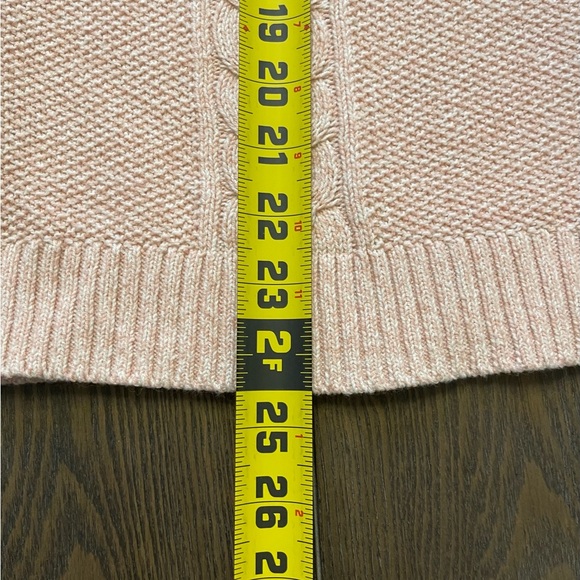 Karen Scott Soft Pink Knit Sweater.  Size Large - Picture 8 of 9